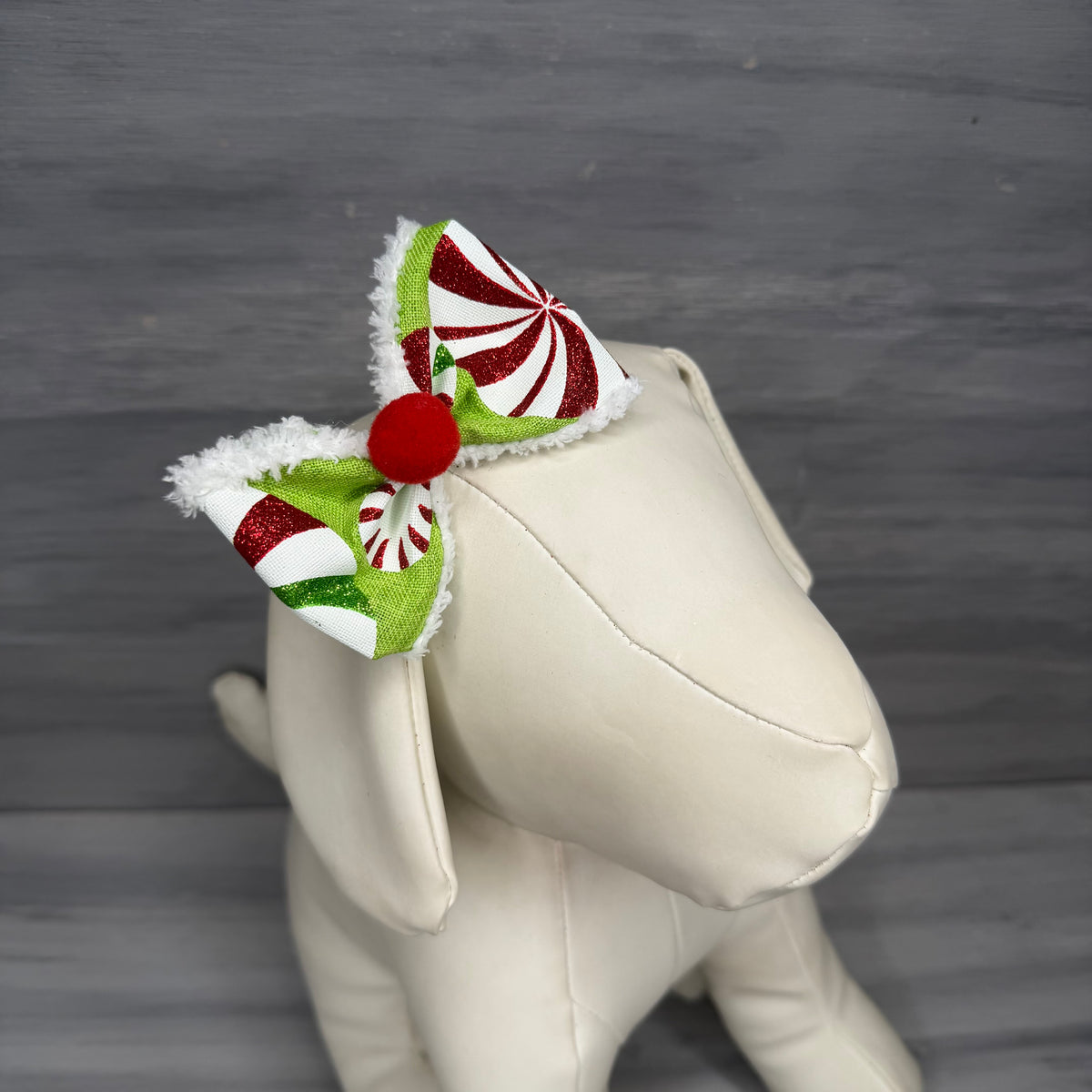 Peppermint Twist - Over the Top - 8 Large Bows