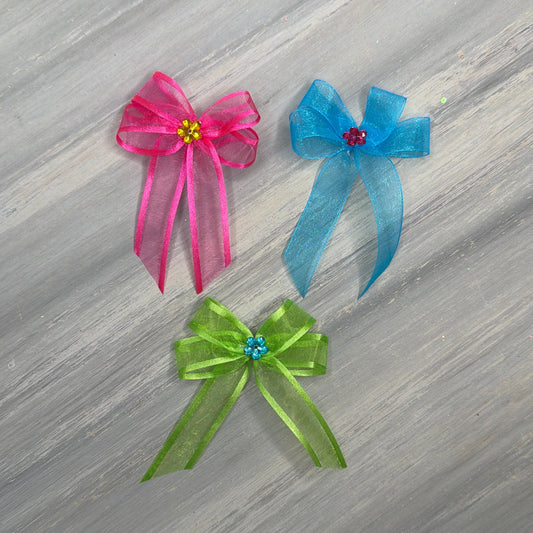 Boho - Lacy Sunday Best - 12 Medium Bows