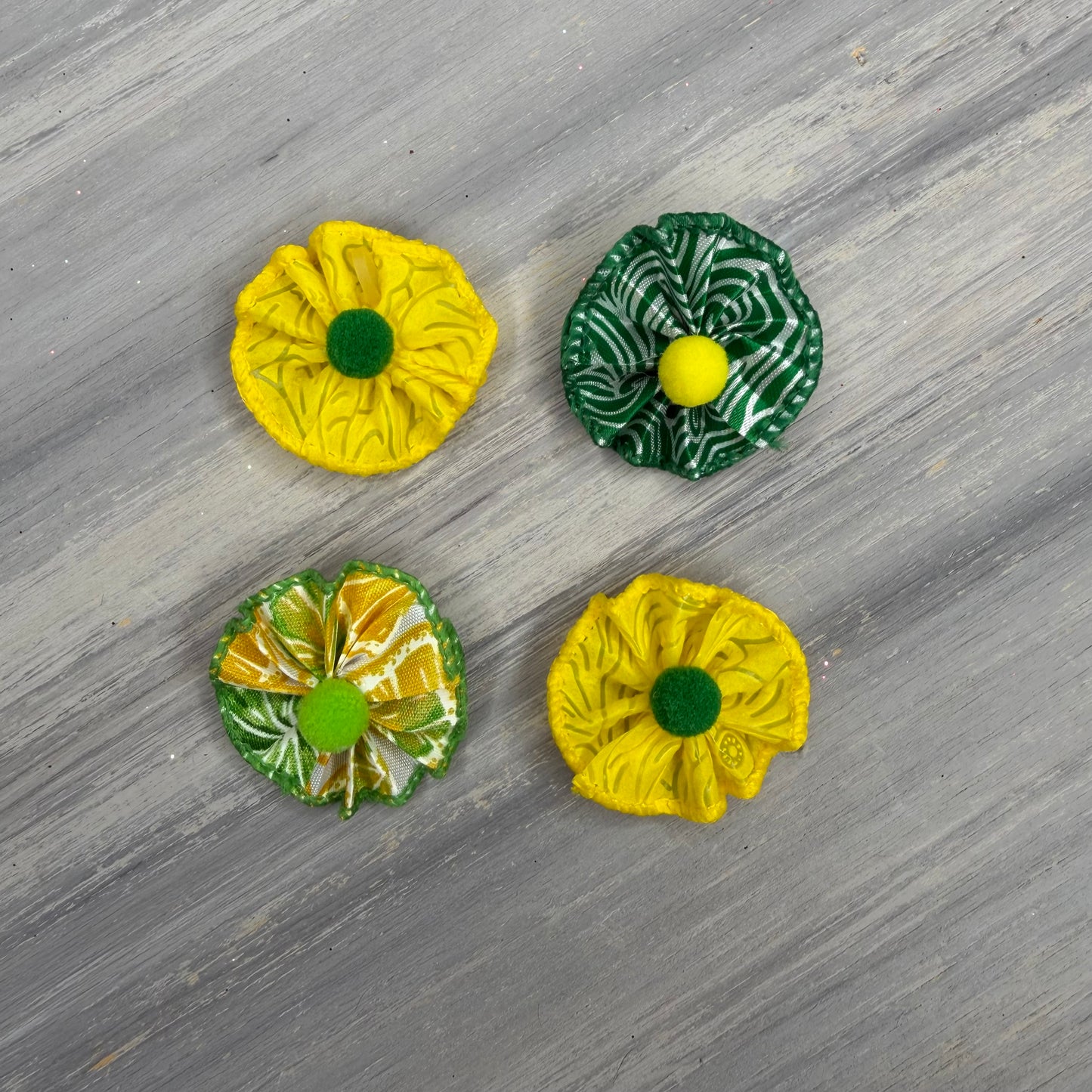 Zesty Lime  - Tiny Tedi Bows - 24 Tiny Bows
