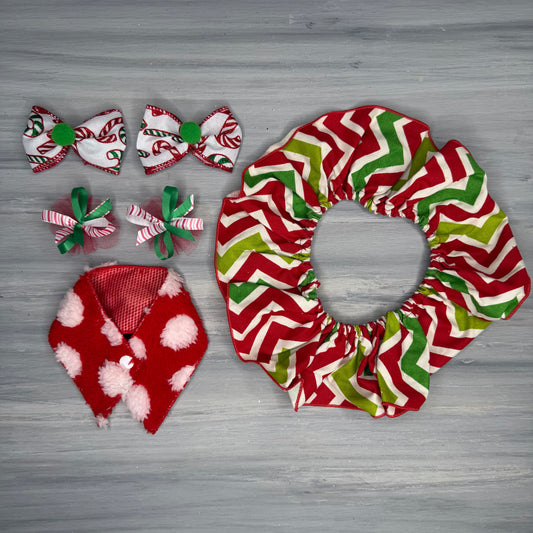 Candy Cane Lane - Medium - 6 Piece Assortment