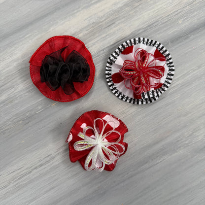 Sassy Valentine - Tedi Bows - 12 Medium Bows