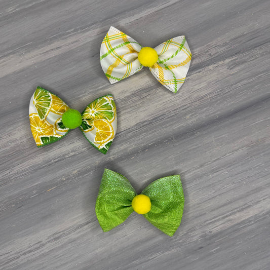Citrus Pop - Over the Top - 8 Large Bows