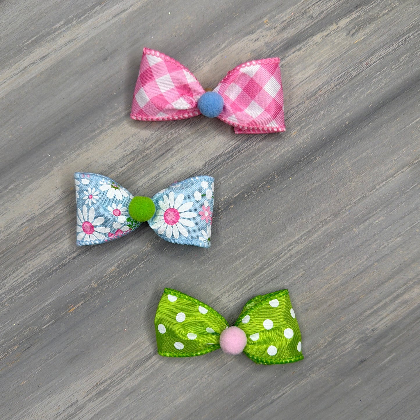 Flower Field - Classic- 8 Medium Bows