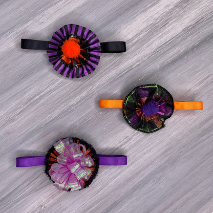 Funky Halloween - 9 Ruffled Pom Neckwear