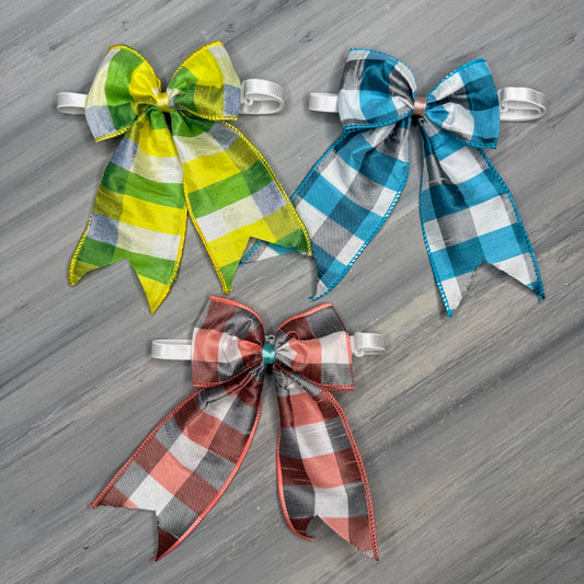 Plaid Pup - Beautiful Belle - 3 Large Ties
