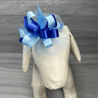 Winter Snow - Collar Bows - 8 Extra Large Bows