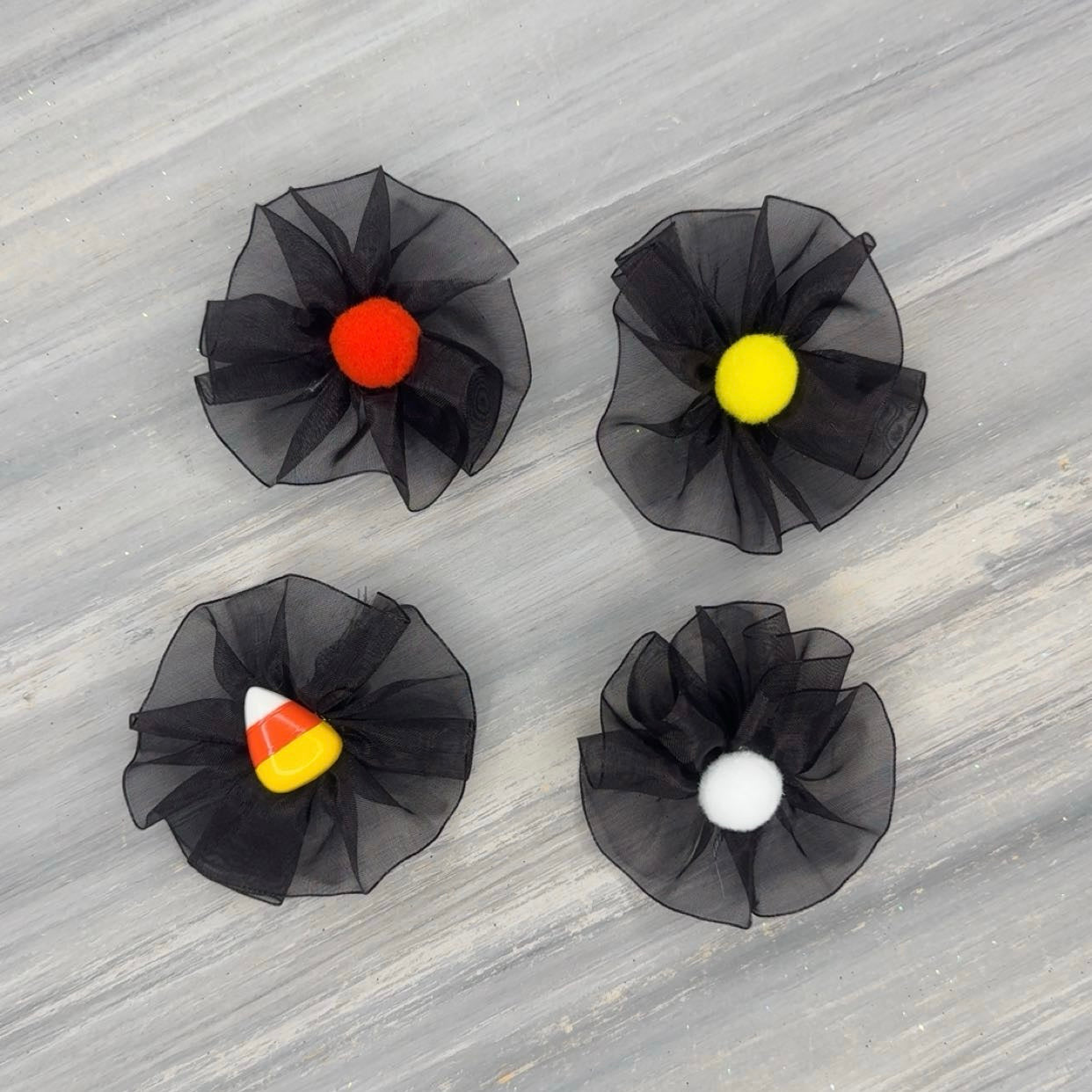 Halloween Bling - 8 Large Bows