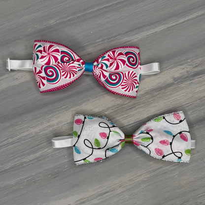 Bright Christmas - XL Bowtie - 2 Extra Large Ties