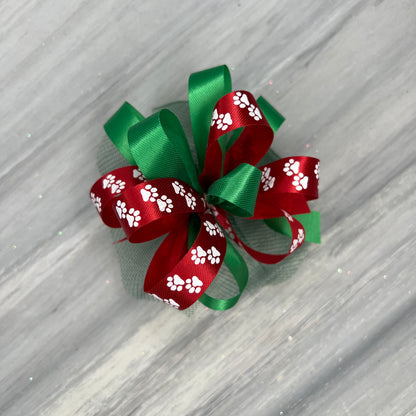 Christmas Collar Bows - 8 Extra Large Bows