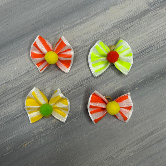 Citrus Twist - Tiny Topsy Turvy - 24 Tiny Bows