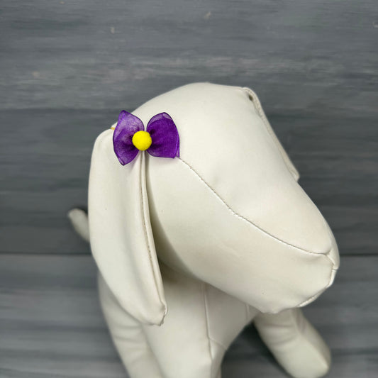 Mardi Gras - Bloomers - 24 Tiny Bows