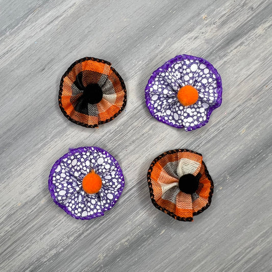 Halloween - Tiny Tedi Bows - 24 Tiny Bows