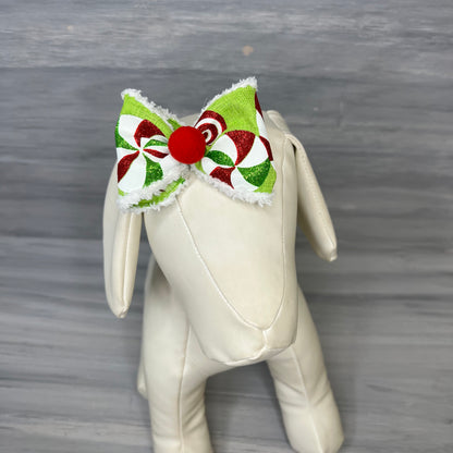 Frosted Peppermint - Over the Top - 8 Large Bows