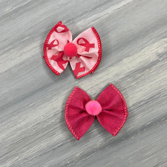 Breast Cancer - Topsy Turvy  - 6 Medium Bows