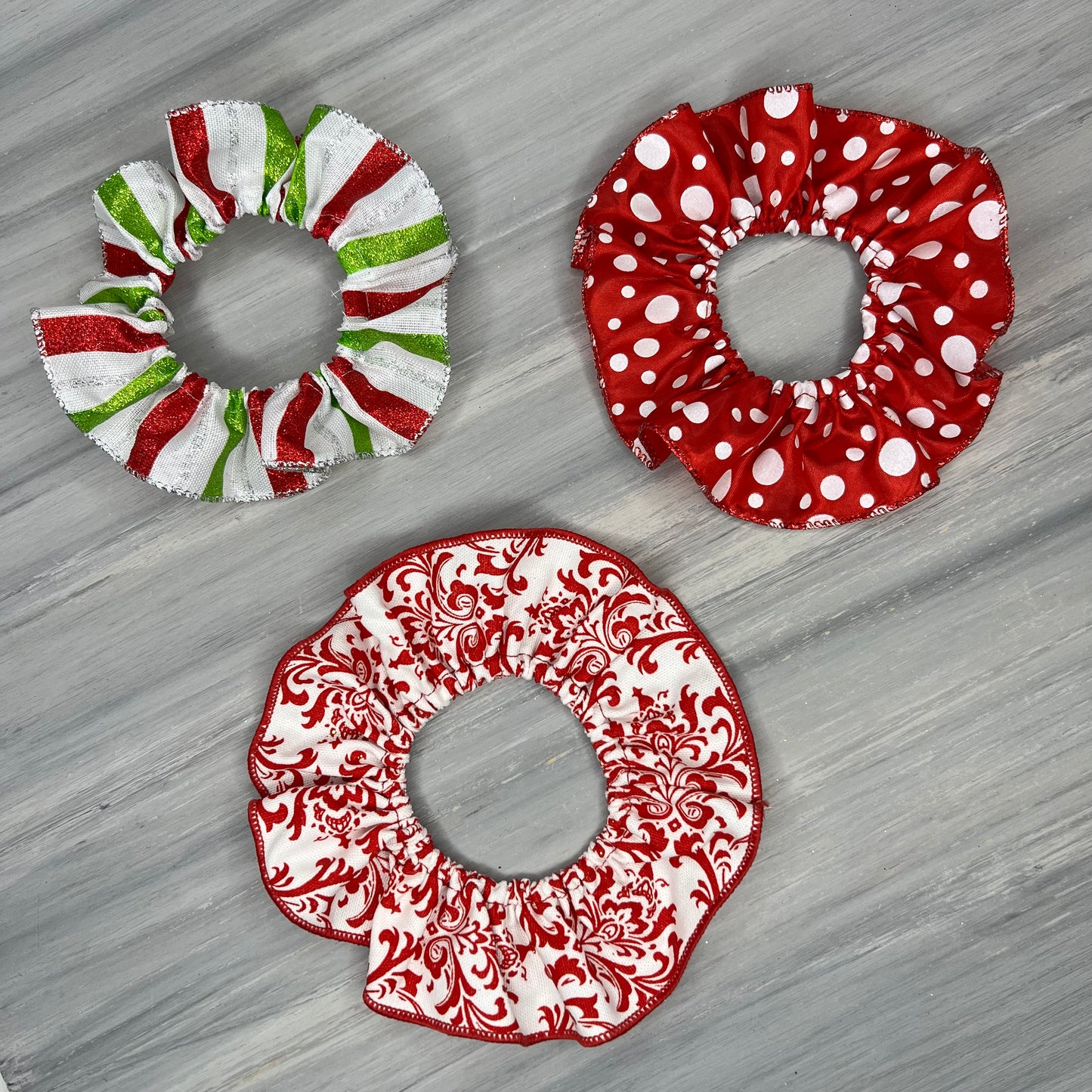Candy Cane Carnival - 3 Fancy Frills - Small