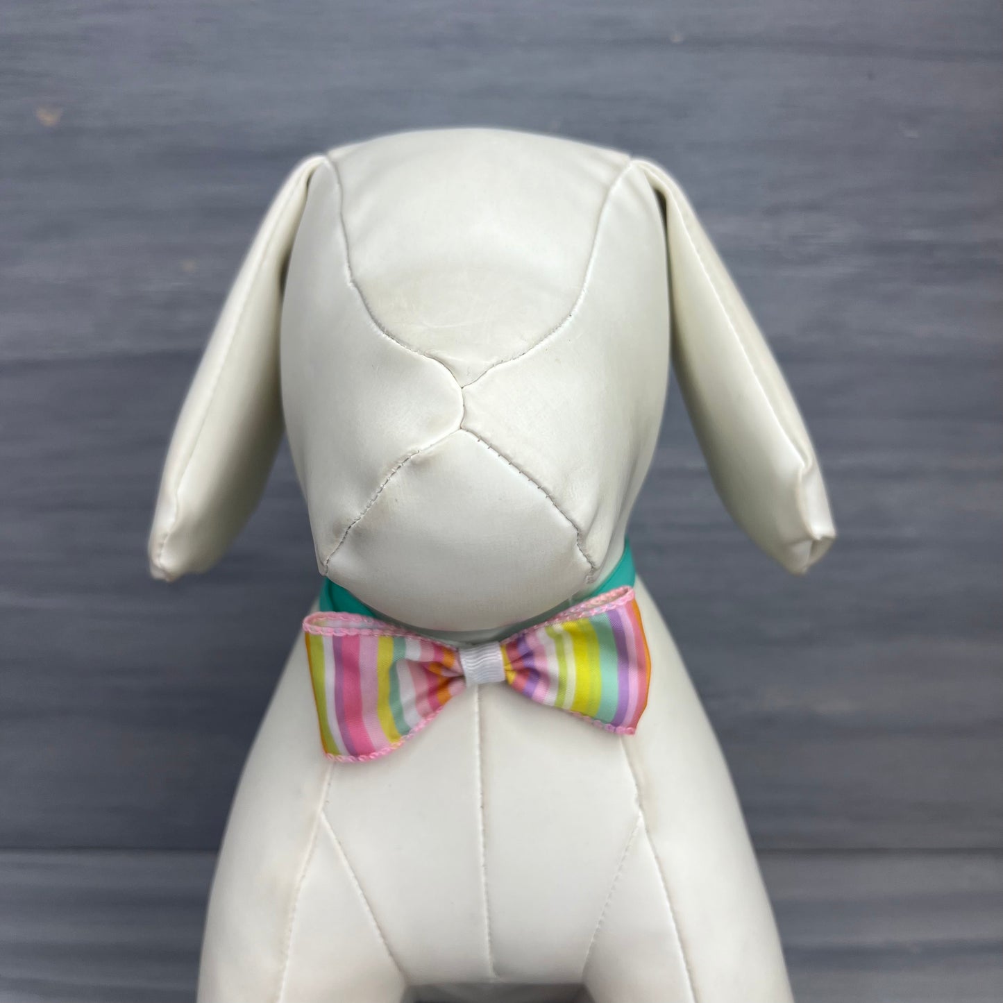 Pastel Stripes & Dots - 8 Adjustable Bow Tie Neckwear