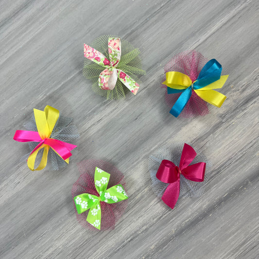 Flower Fantasy - 30  Medium Tulle Bows