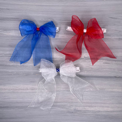 Patriotic - Beautiful Belle - 3 Large Ties