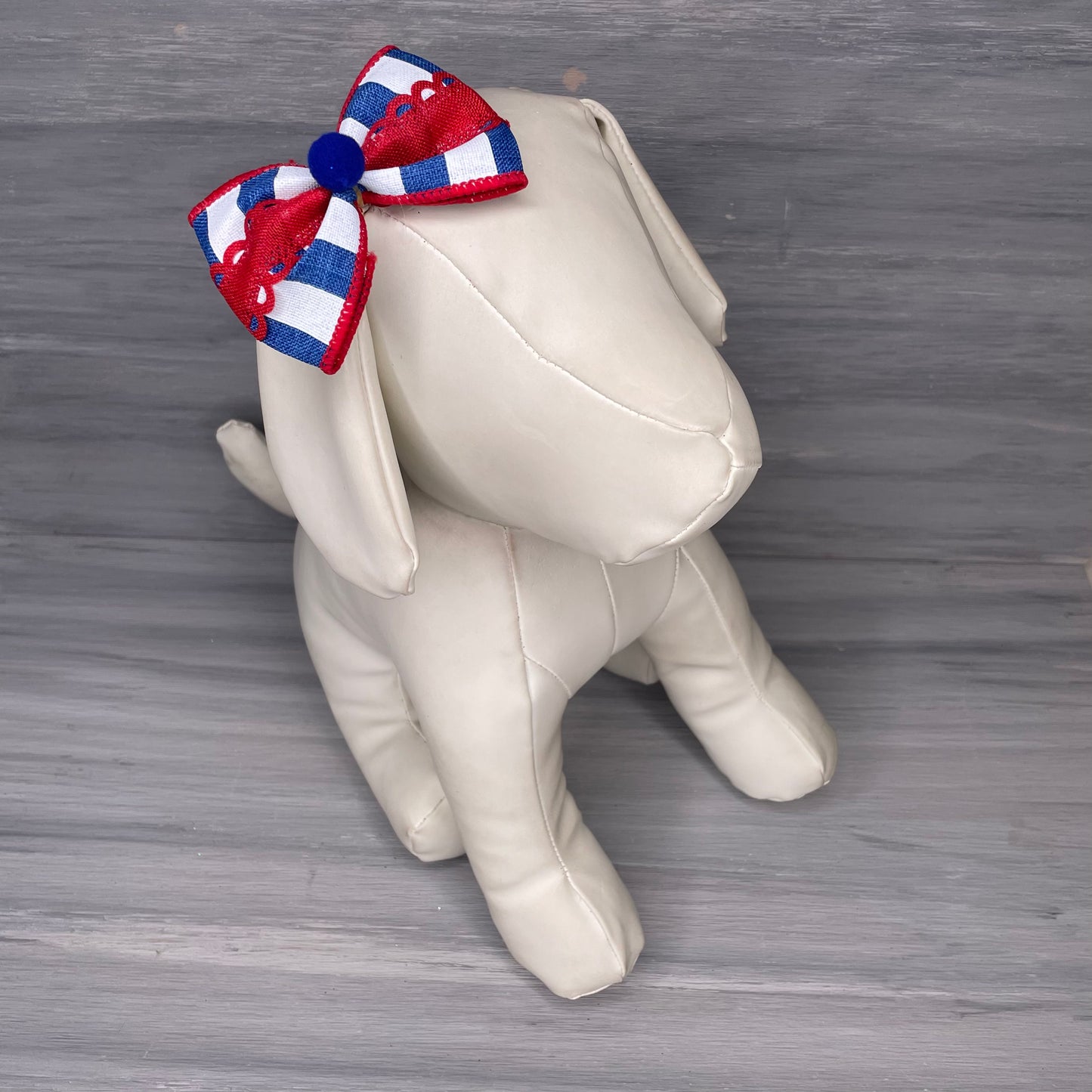 Patriotic Dog - Over The Top - 8 Large Bows