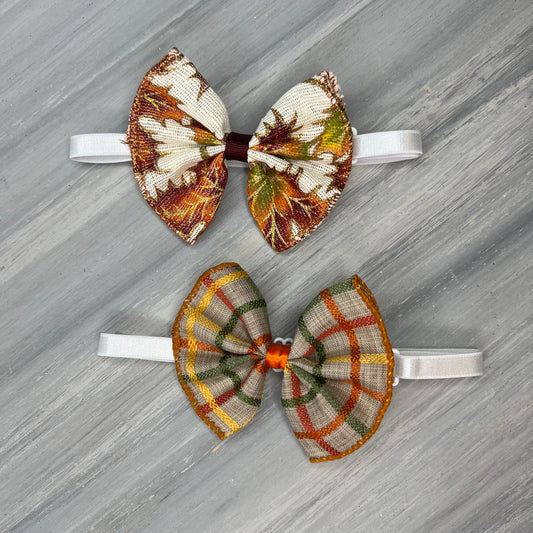 Harvest - Jumbo Bow Tie Neckwear - 2 Large Neckties