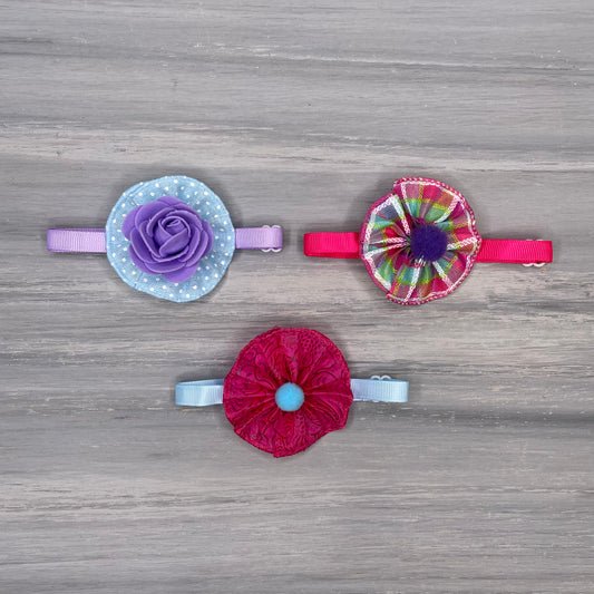 Spring Fling - 9 Pieces - Ruffled Pom Neckwear
