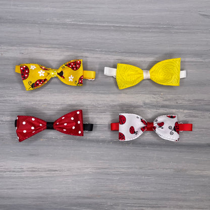 Ladybug - 8 Adjustable Bow Tie Neckwear
