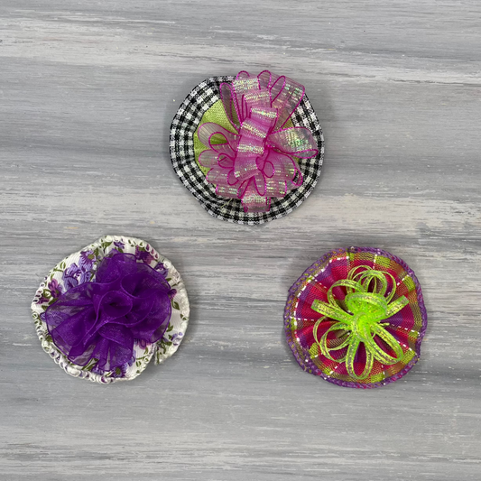 Purple Passion- Tedi Bows - 12 Medium Bows