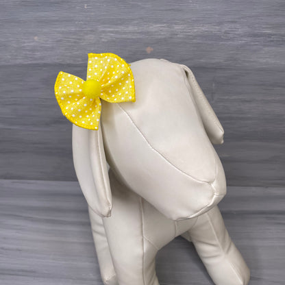Pastel Dotties - Topsy Turvy - 12 Medium Bows