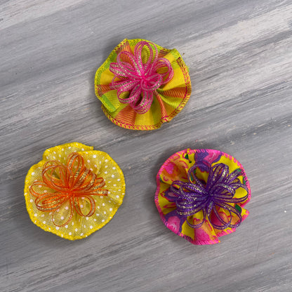 Electric Bloom - Tedi Bows - 12 Medium Bows