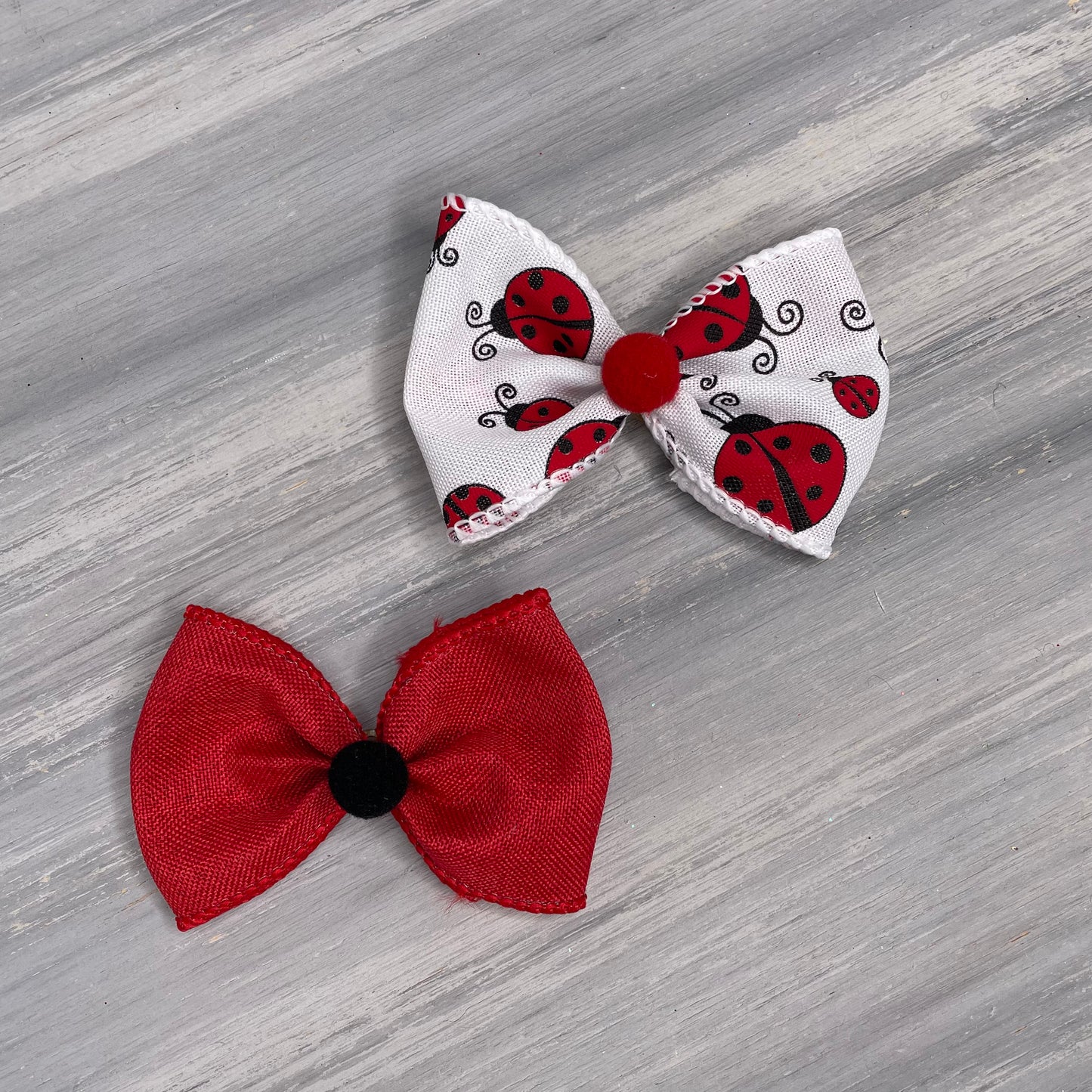 Ladybug Love - Over the Top- 8 Large Bows