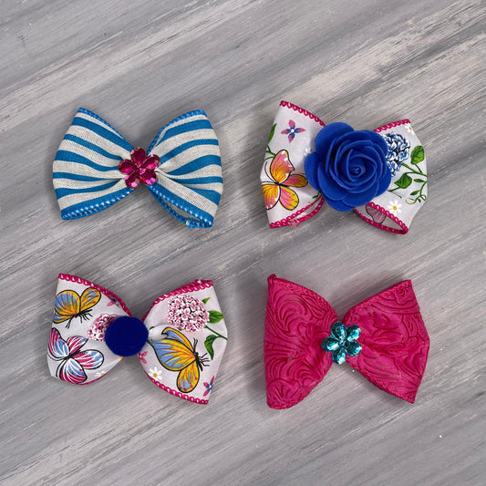 Spring Butterflies - Over the Top - 8 Large Bows