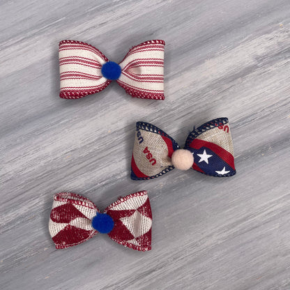 Patriotic - Classic - 8 Medium Bows