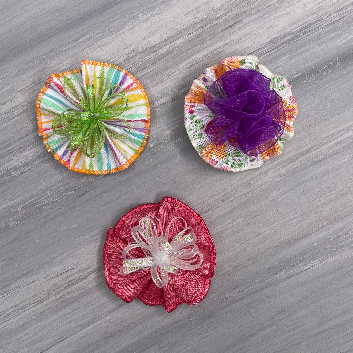 Garden Glow - Tedi Bows - 12 Medium Bows