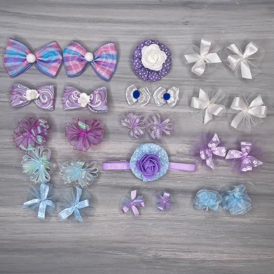 Lavender & Blue Sparkle Collection - 26 Piece Assortment