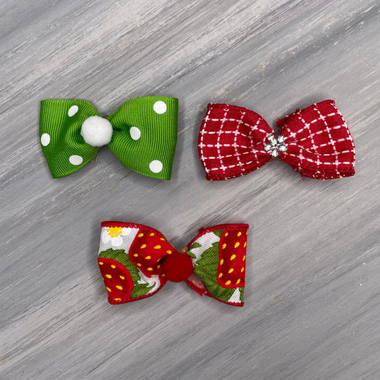 Strawberry Fields - Classic - 8 Medium Bows