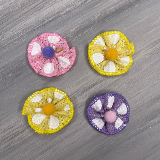 Polka-Dot - Tiny Tedi Bows - 24 Tiny Bows