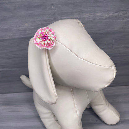 Pinky - Tiny Tedi Bows - 24 Tiny Bows
