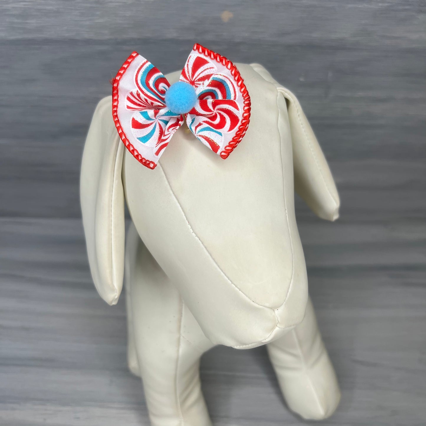 Vintage Christmas Candy - Topsy Turvy - 12 Medium Bows