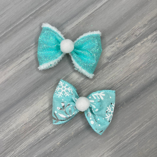 Frosty - Over the Top -  8 Large Bows