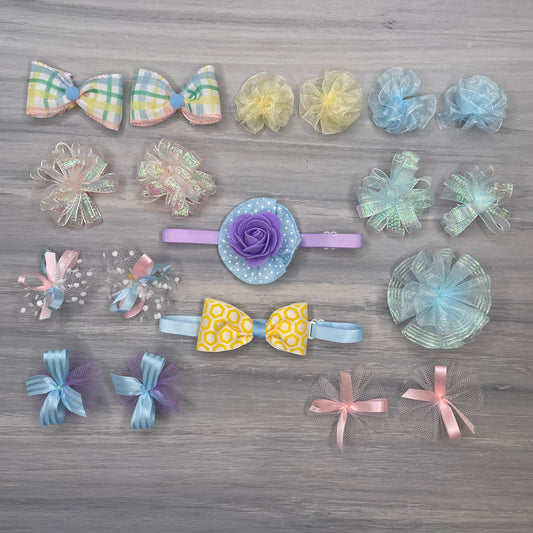 Pastel Plaid- Medium- 19 Piece Assortment