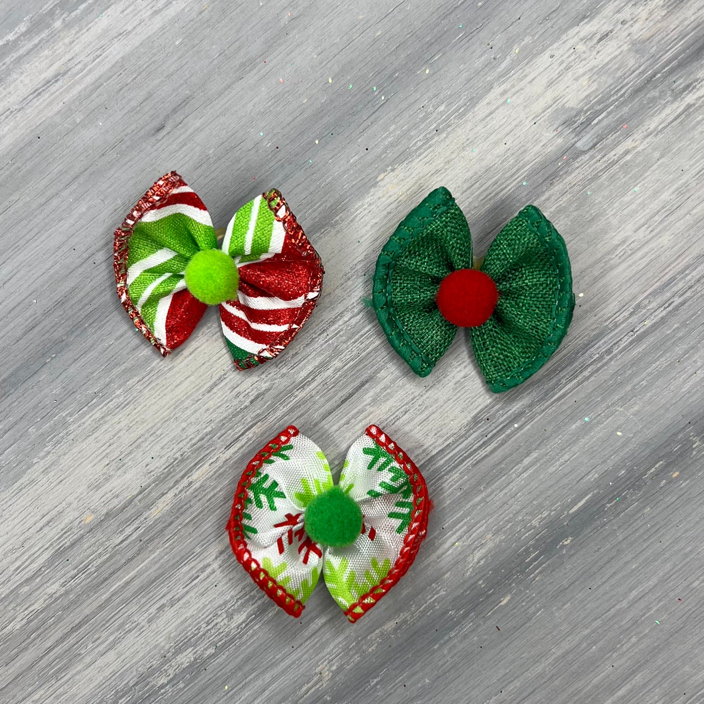 Merry and Bright - Tiny Topsy Turvy - 24 Tiny Bows