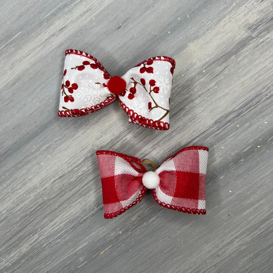 Holly Jolly - Classic - 8 Medium Bows
