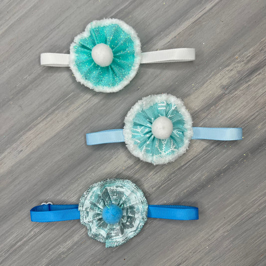 Icicles - 9 Ruffled Pom Neckwear