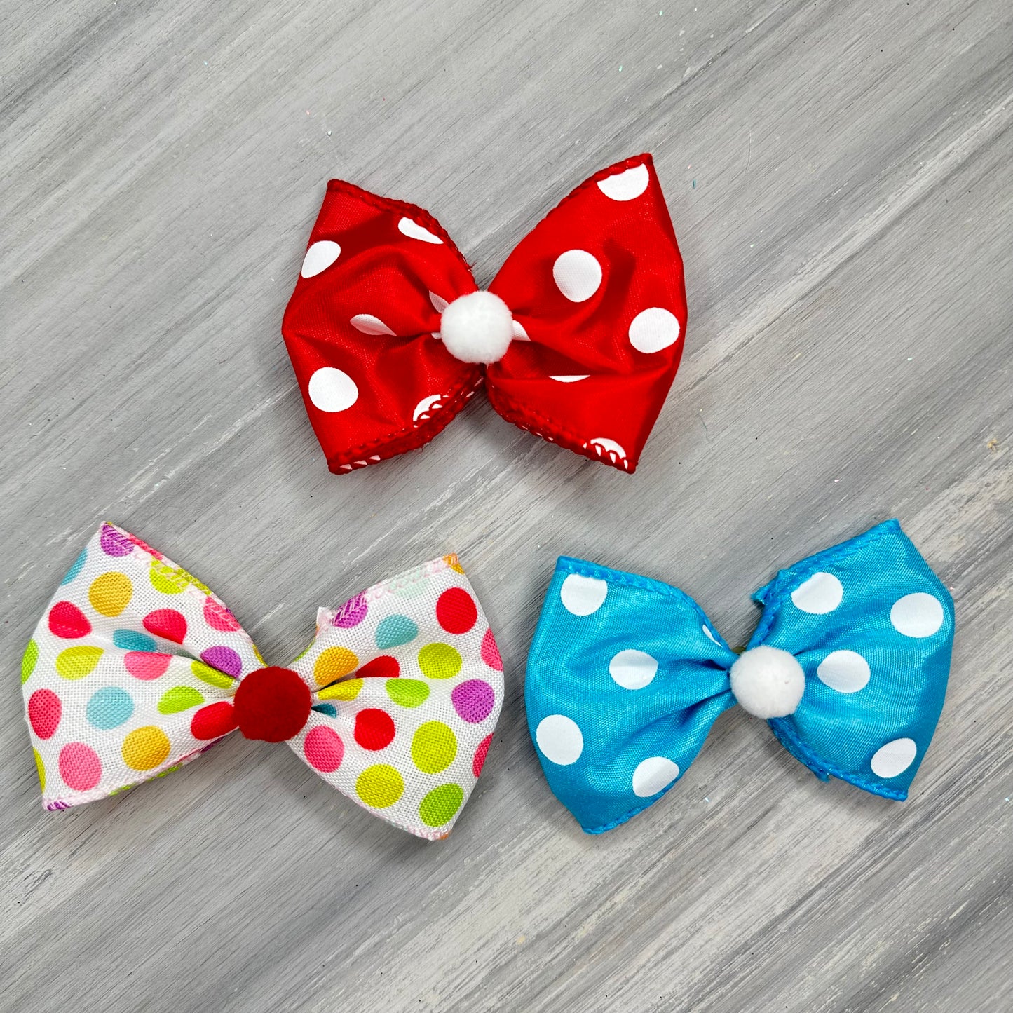 Spring Dots - Over The Top - 12 Large Bows