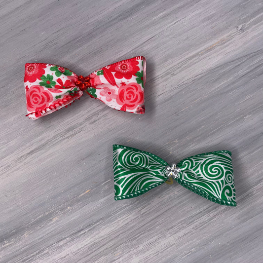 Rosy Twirl - Classic - 8 Medium Bows