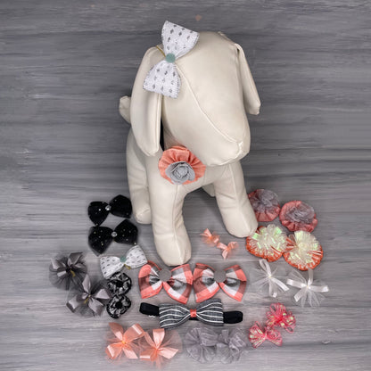 Peach & Black Collection - Large- 26 Piece Assortment