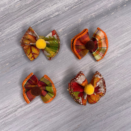 Falling Leaves - Tiny Topsy Turvy - 24 Tiny Bows