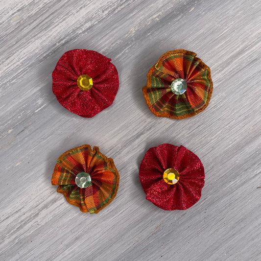 Spiced Harvest - Tiny Tedi - 24 Tiny Bows
