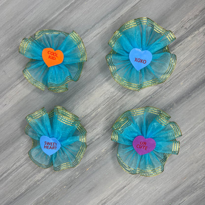Valentine Bling - 8 Large Bows