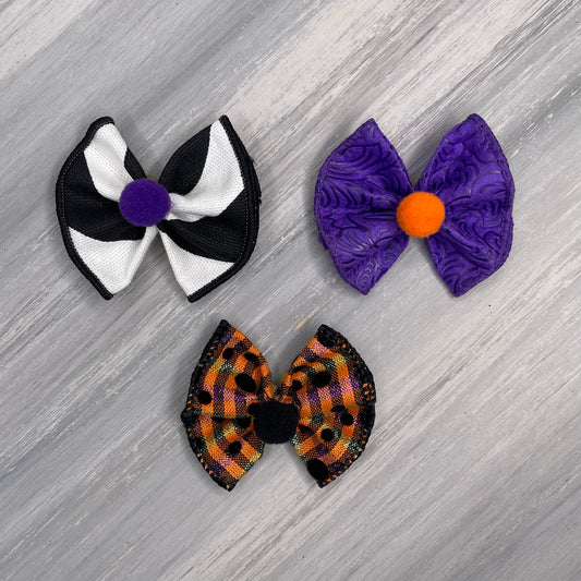 Haunted Halloween - Topsy Turvy - 12 Medium Bows